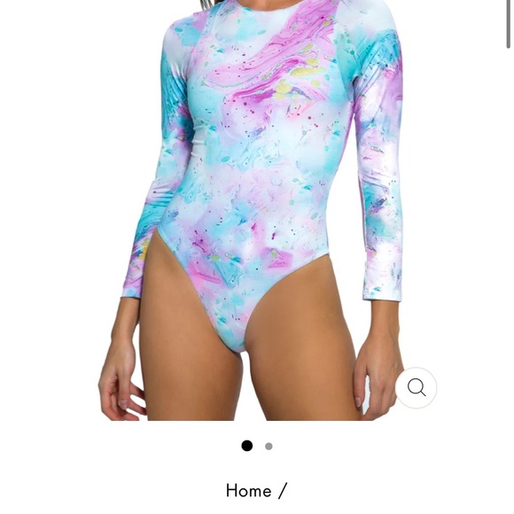 Boamar marble waves one piece size large new without tags - Picture 6 of 10